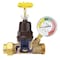 Apollo 3/4 in. x 3/4 in. Lead Free Bronze FNPT Pressure Reducing Valve with Gauge 69ELF114TWG - alternate 1